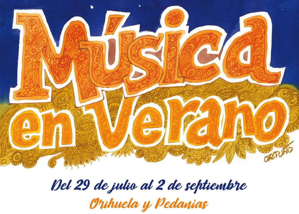 Musica en Verano, Orihuela, cartel