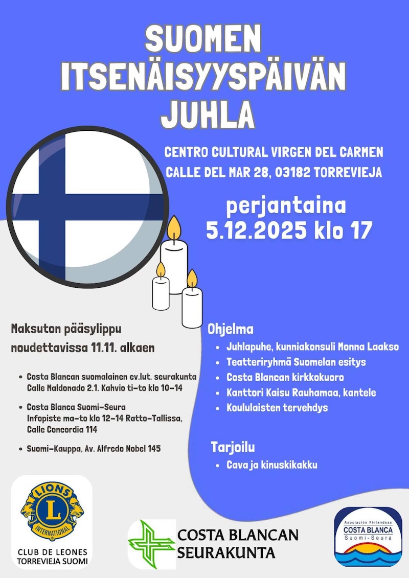 Suomen itsenäisyysjuhla, ohjelmajuliste