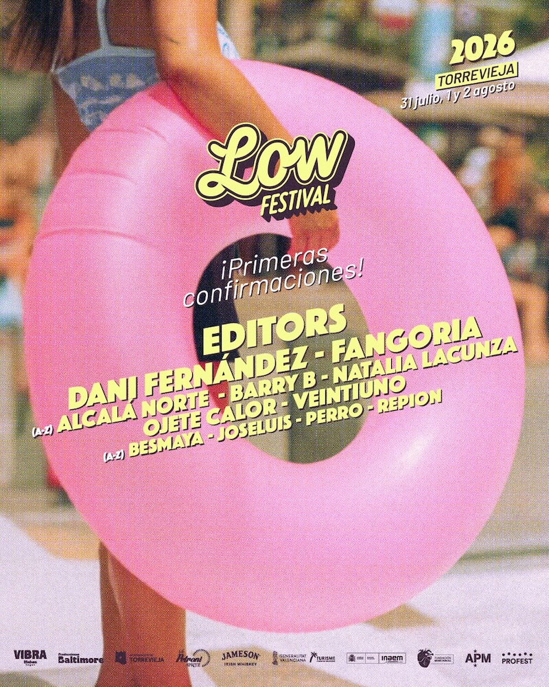 LOW Festival 2026 ohjelmajuliste, 11.11.2025